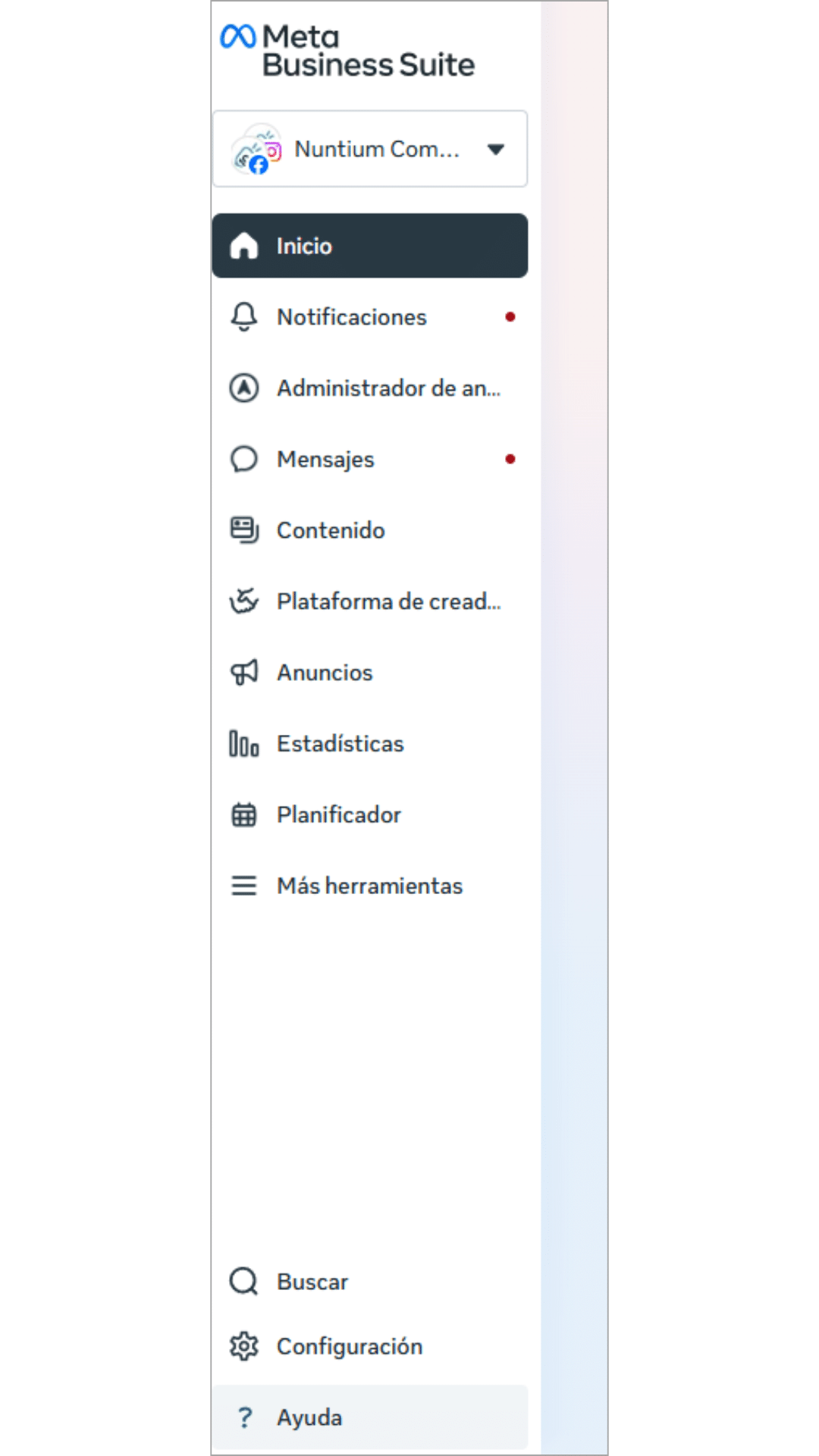 Paso 1. Accede A Meta Business Suite